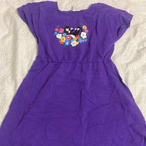 Hanna Andersson Purple Cat Dress